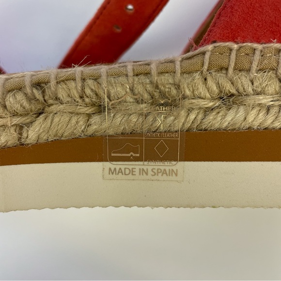 Sundance kanna Platform Espadrille Sandal in Berry Pink, Euro size 40 (US 9) - Picture 10 of 13